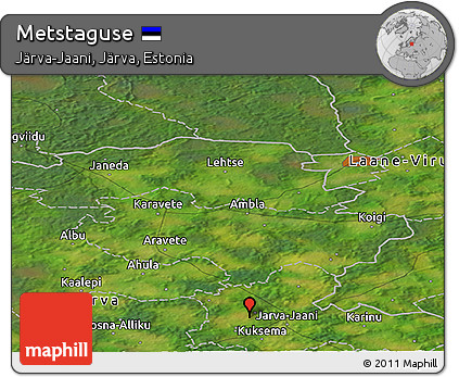 Satellite Panoramic Map of Metstaguse