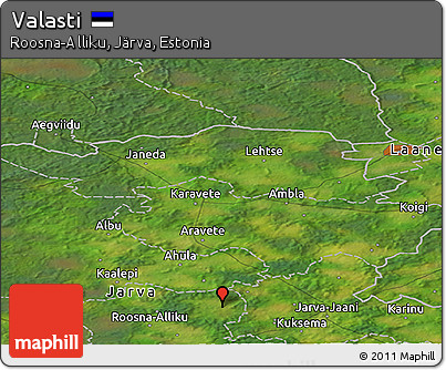 Satellite Panoramic Map of Valasti