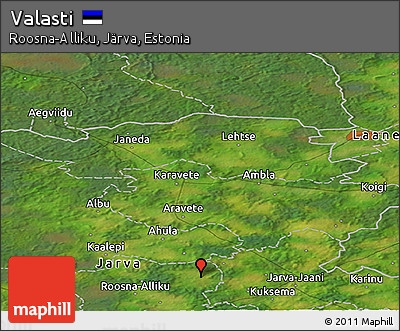 Satellite Panoramic Map of Valasti