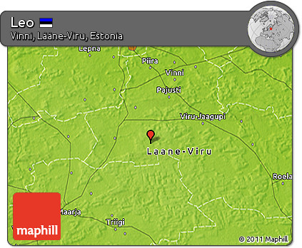 Physical 3D Map of Leo