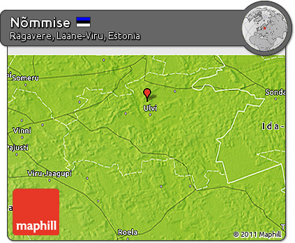 Physical 3D Map of Nõmmise