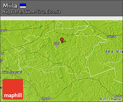 Physical 3D Map of Miila