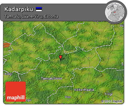 Satellite 3D Map of Kadarpiku