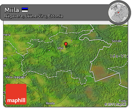 Satellite 3D Map of Miila