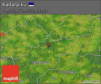 Satellite 3D Map of Kadarpiku