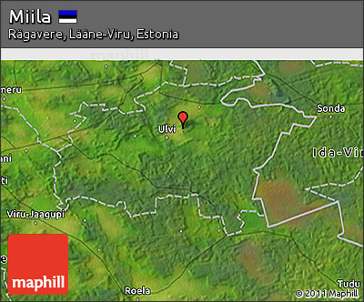 Satellite 3D Map of Miila