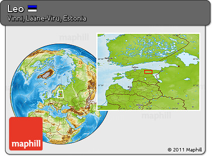 Physical Location Map of Leo