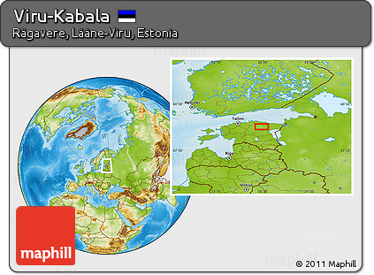 Physical Location Map of Viru-Kabala