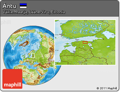 Physical Location Map of Äntu