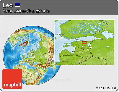Physical Location Map of Leo