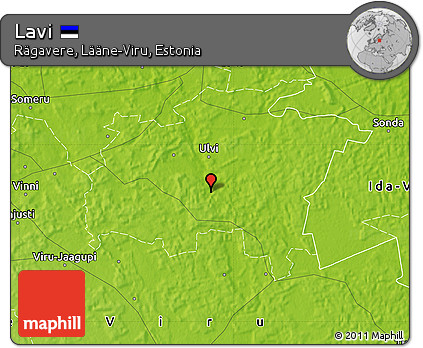 Physical Map of Lavi