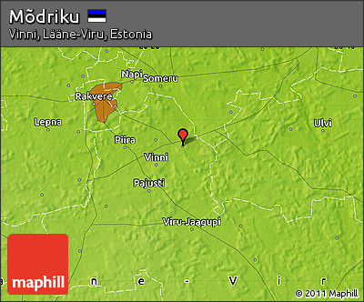 Physical Map of Mõdriku