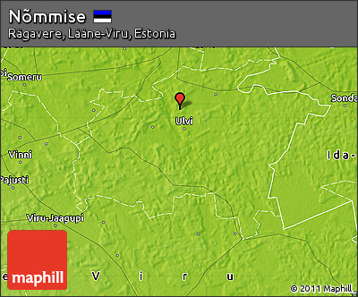 Physical Map of Nõmmise