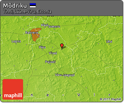 Physical Map of Mõdriku