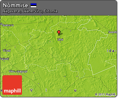 Physical Map of Nõmmise