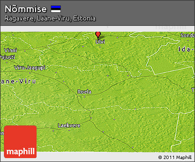 Physical Panoramic Map of Nõmmise