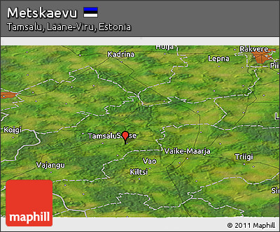 Satellite Panoramic Map of Metskaevu