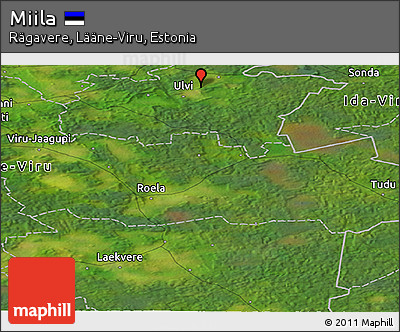 Satellite Panoramic Map of Miila