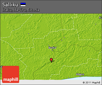Physical 3D Map of Sälliku