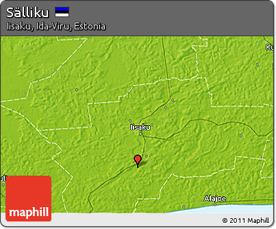 Physical 3D Map of Sälliku