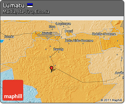 Political 3D Map of Lümatu