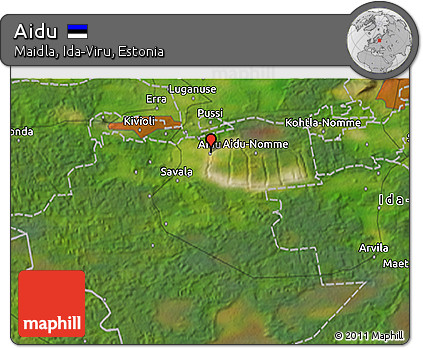 Satellite 3D Map of Aidu