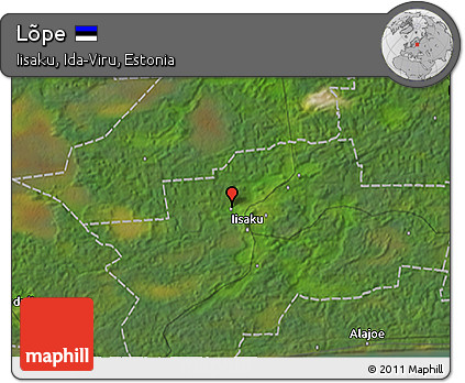 Satellite 3D Map of Lõpe