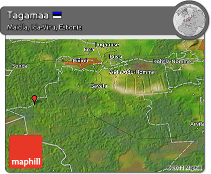 Satellite 3D Map of Tagamaa