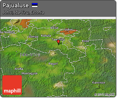 Satellite 3D Map of Pajualuse
