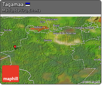 Satellite 3D Map of Tagamaa