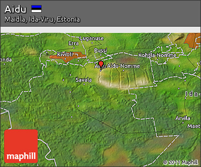 Satellite 3D Map of Aidu