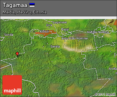 Satellite 3D Map of Tagamaa