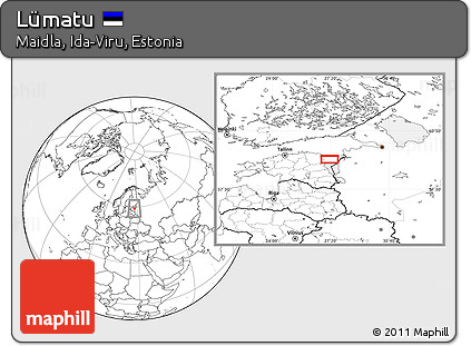 Blank Location Map of Lümatu