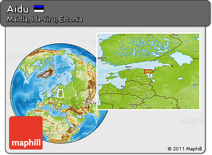 Physical Location Map of Aidu