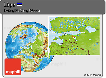 Physical Location Map of Lõpe