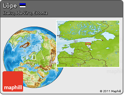 Physical Location Map of Lõpe