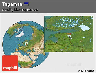 Satellite Location Map of Tagamaa