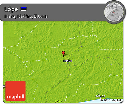 Physical Map of Lõpe
