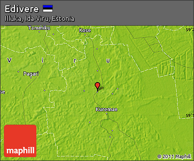 Physical Map of Edivere