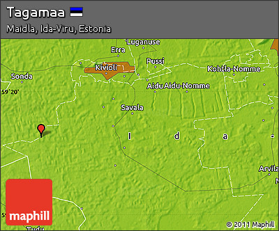 Physical Map of Tagamaa