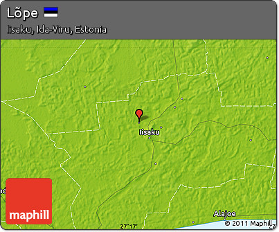 Physical Map of Lõpe