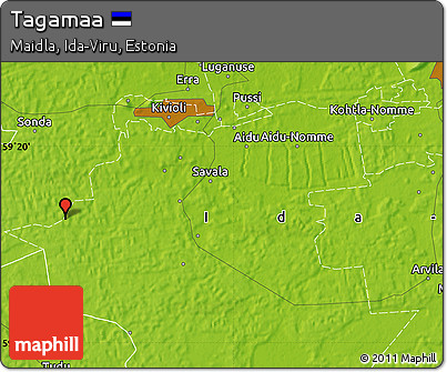 Physical Map of Tagamaa