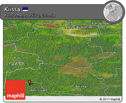 Satellite Panoramic Map of Kiissa