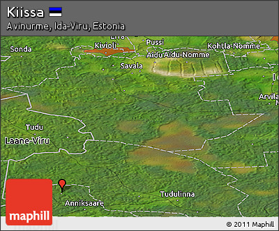Satellite Panoramic Map of Kiissa