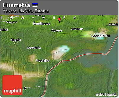 Satellite Map of Hiiemetsa