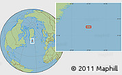 Savanna Style Location Map of the area around 59° 13' 17" N, 37° 19' 30" W