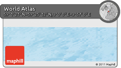 Physical Panoramic Map of the Area around 59° 13' 17" N, 3° 28' 30" E