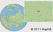 Savanna Style Location Map of the area around 59° 13' 17" N, 64° 40' 30" E