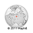 Outline Map of the Area around 59° 13' 17" N, 67° 13' 29" E, rectangular outline