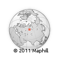 Outline Map of the Area around 59° 13' 17" N, 68° 4' 29" E, rectangular outline